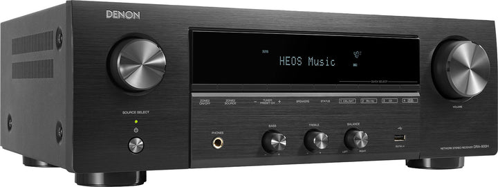 Denon - 100W 2.2-Ch. Bluetooth Capable with HEOS 8K Ultra HD Built-In HDR Compatible Stereo A/V Home Theater Receiver with Alexa - Black_2