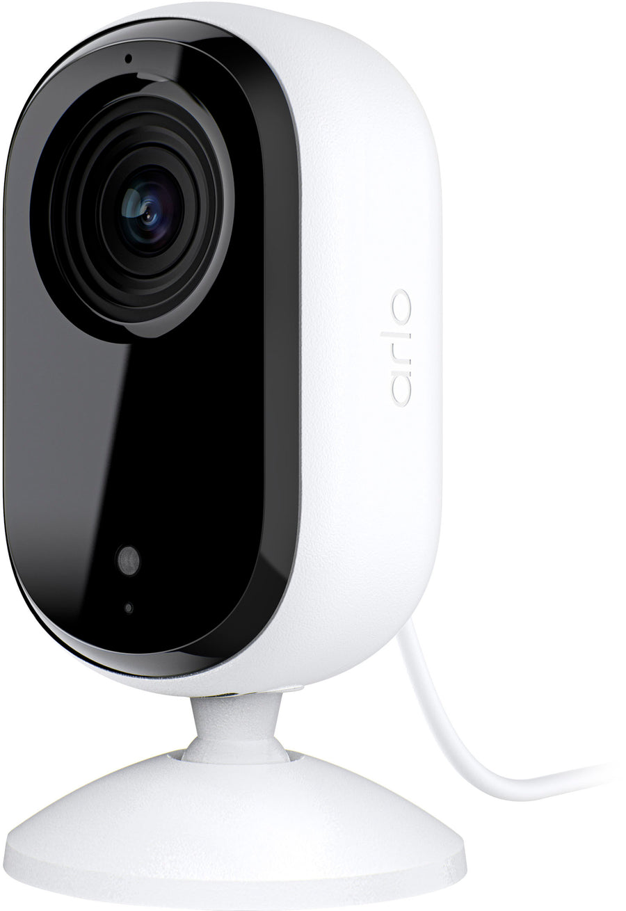 Arlo - Essential Indoor Camera HD (2nd Generation) - Wired 1080p Security Camera - 1-Cam - White_0