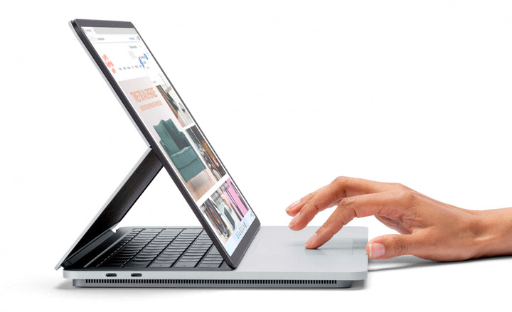 Microsoft - GSRF Surface Laptop Studio – 14.4” Touch Screen – Intel Core i5 -16GB Memory – 256GB SSD - Platinum_2