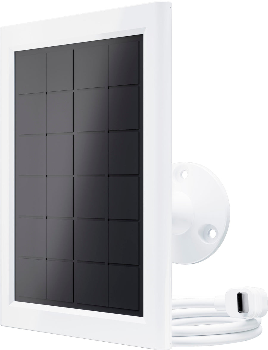 Mounted Solar Panel Charger for Arlo Essential Outdoor Camera and Essential XL Outdoor Camera (2nd Generation) - White_0