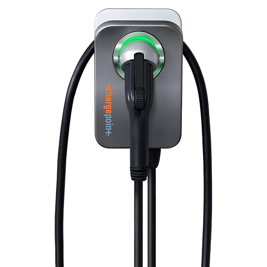 Charge Point - ChargePoint 240V Smart Flex Hardwire Charge Station for 20-80A Circuit Breakers - Gray_0