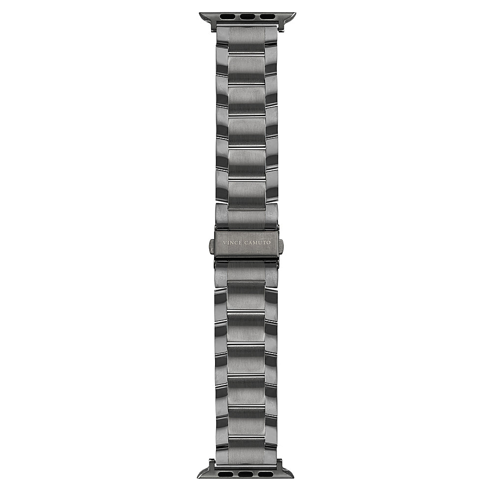 WITHit - Vince Camuto Men's Stainless Steel Link Band for Apple Watch 42/44/45/Ultra (49mm) - Dark Grey_1