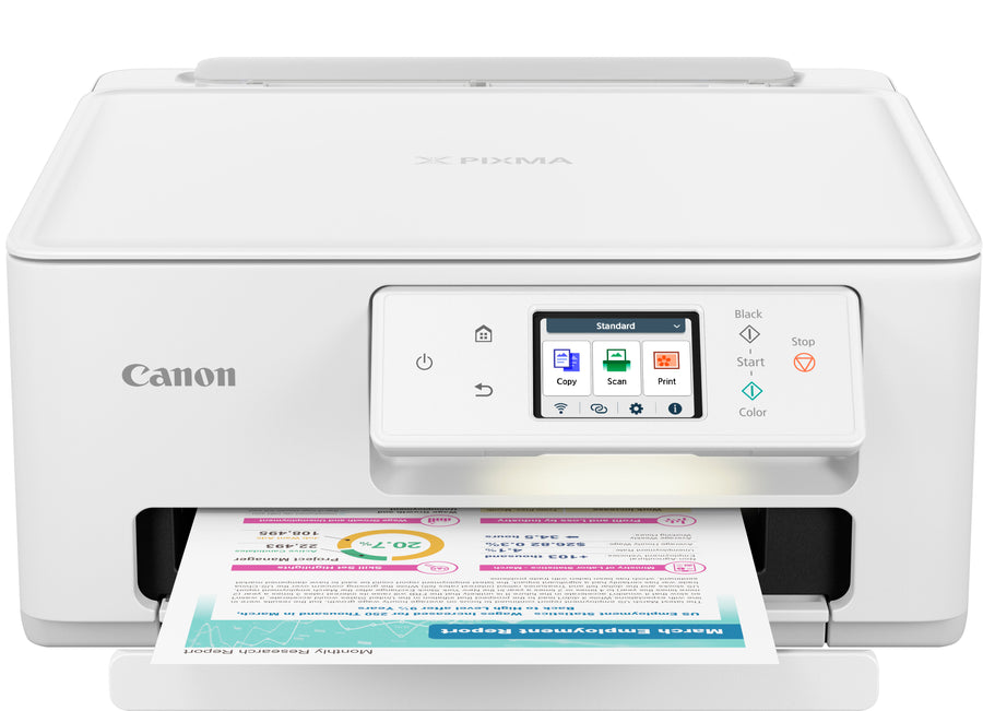 Canon - PIXMA TS7720 Wireless All-In-One Inkjet Printer - White_0