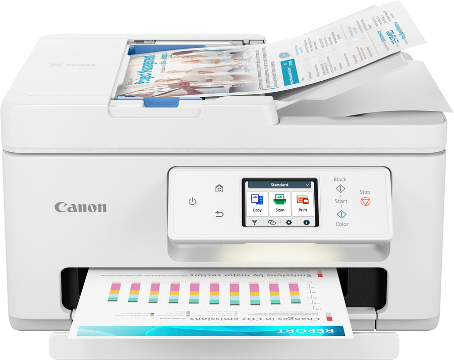 Canon - PIXMA TR7820 Wireless All-In-One Inkjet Printer - White_0
