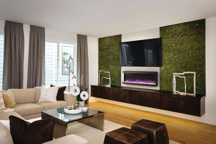Napoleon - Trivista Pictura 50-Inch Three-Sided Wall-Hanging Electric Fireplace - Black_7