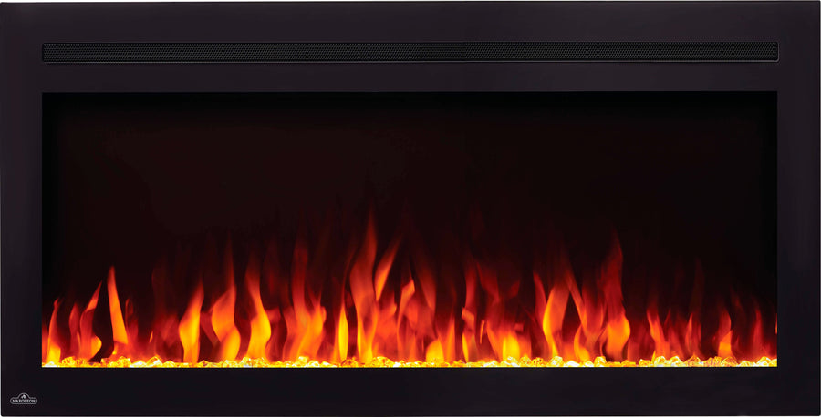 Napoleon - Purview 42-Inch Wall-Hanging Electric Fireplace - Black_0