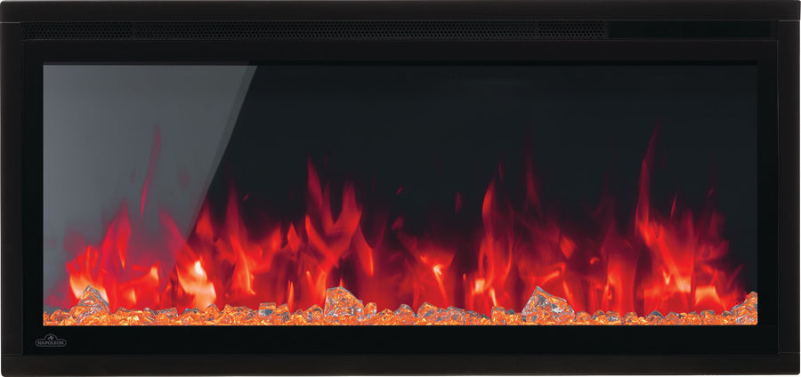 Napoleon - Entice 36-Inch Wall-Hanging Electric Fireplace - Black_0