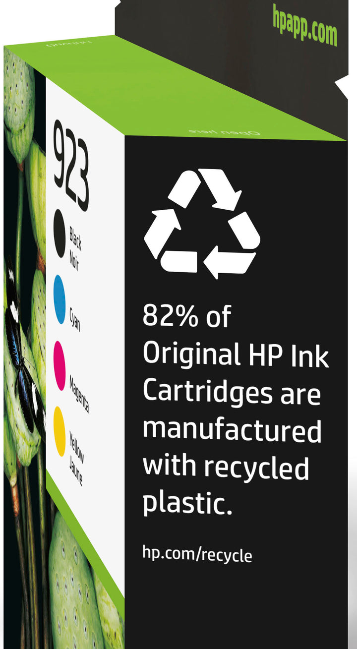HP - 923 4-Pack Standard Capacity Ink Cartridges - Black/Magenta/Yellow/Cyan_4