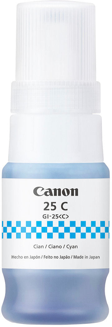 Canon - MegaTank GI-25 CMY 3 Ink Bottles Pack - Cyan/Magenta/Yellow_1