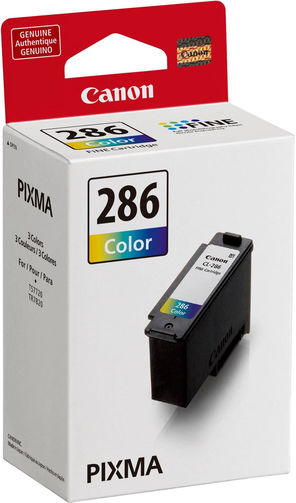 Canon - CL-286 AMR Standard Capacity Ink Cartridge - Tri-Color_1