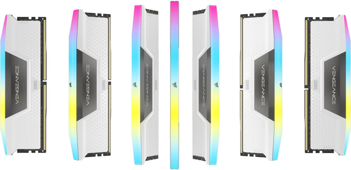 CORSAIR - VENGEANCE 32GB (2x16GB) 6000 MHz PC5-48000 C36 Intel XMP DIMM Desktop Memory with RGB Lighting - White_3