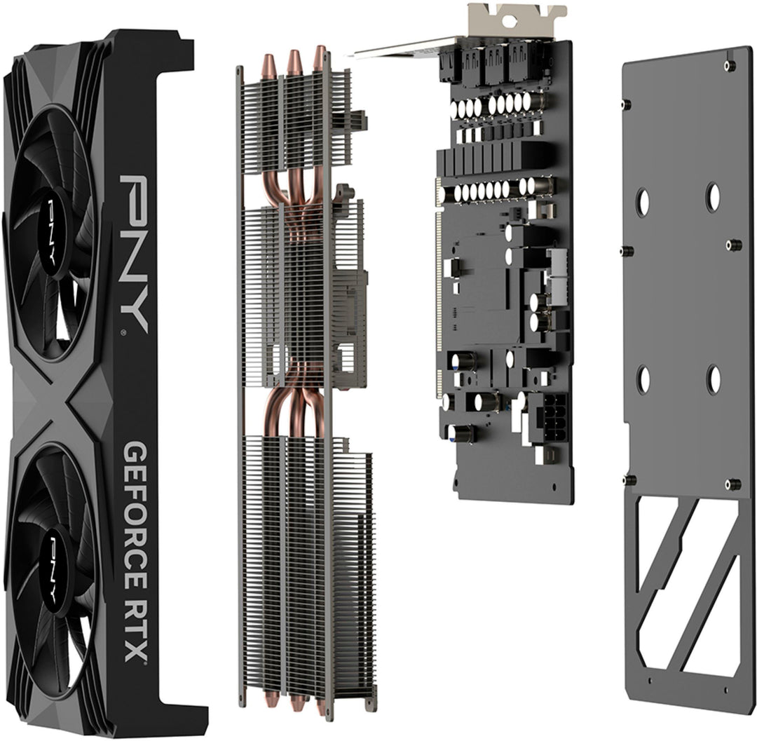 PNY - GeForce RTX 4060 Ti 16GB GDDR6 PCIe Gen 4 x16 Graphics Card with Dual Fan - Black_3