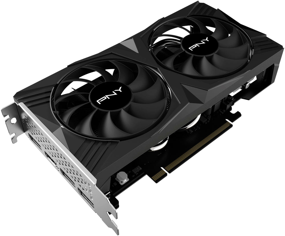 PNY - GeForce RTX 4060 8GB GDDR6 PCIe Gen 4 x16 Graphics Card with Dual Fan - Black_1