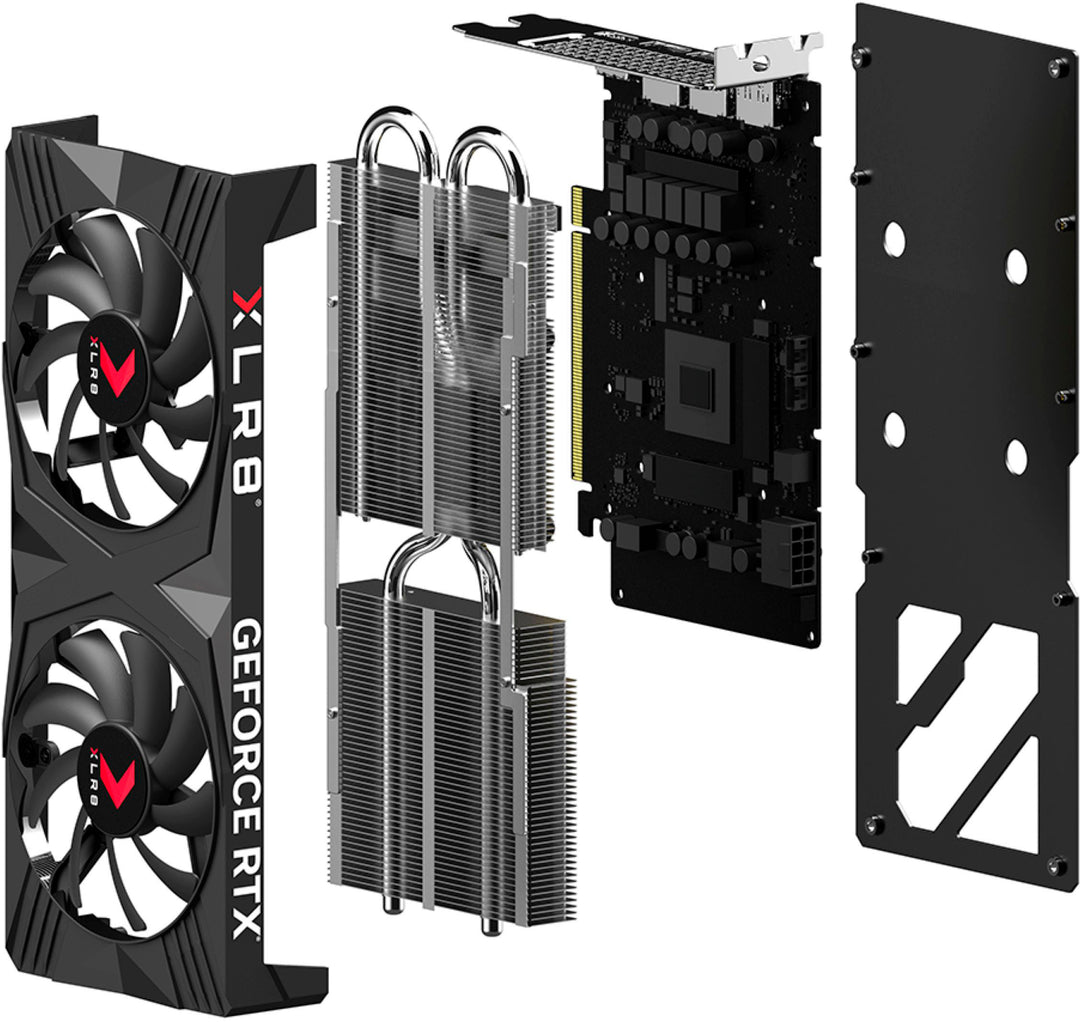 PNY - GeForce RTX 4060 Ti 8GB GDDR6 PCIe Gen 4 x16 Graphics Card with Dual Fan - Black_3