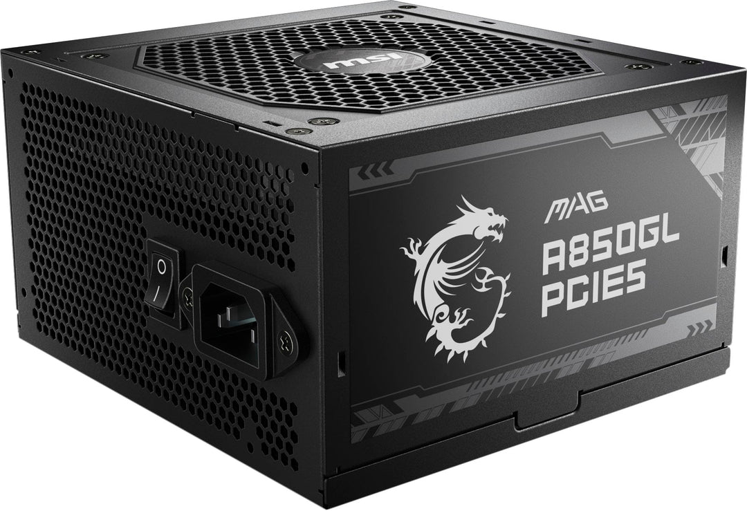 MSI - A850GL PCIE 5 - Full Modular – 80 Plus Gold 850W-ATX 3.0 Gaming Power Supply - Black - Black_5
