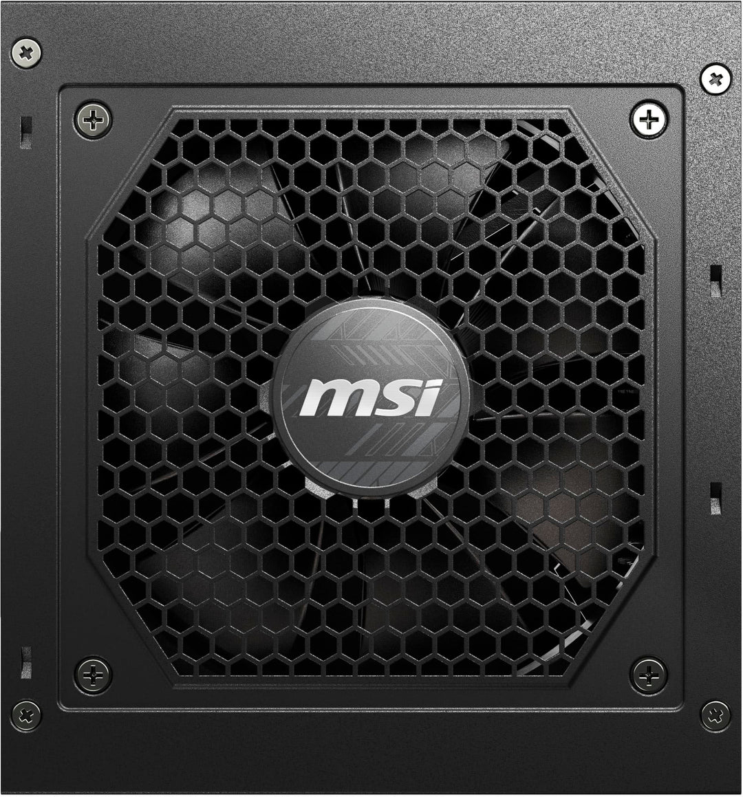 MSI - A650GL-Full Modular – 80 Plus Gold 650W-Gaming Power Supply - Black - Black_2