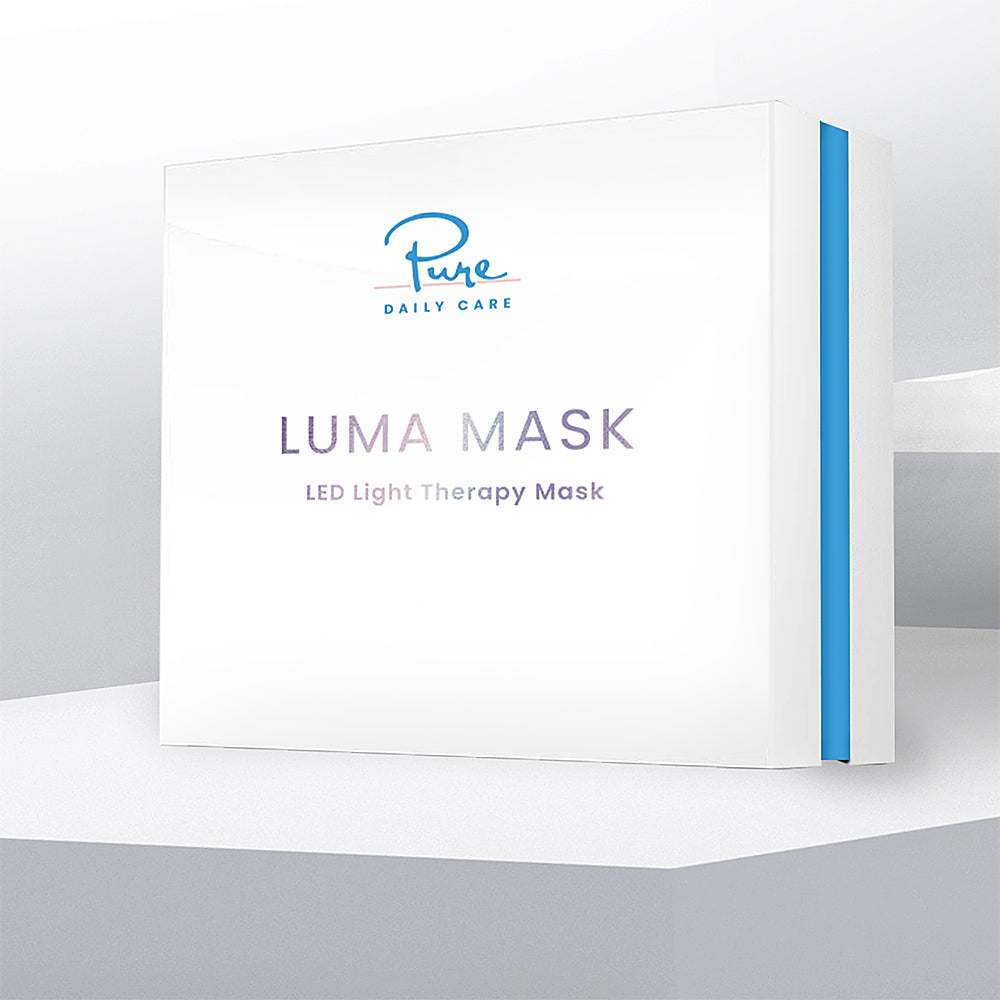 Pure Daily Care - Luma LED Skin Therapy Mask and Hyaluronic Acid Serum: The Anti-Aging Duo - White_6