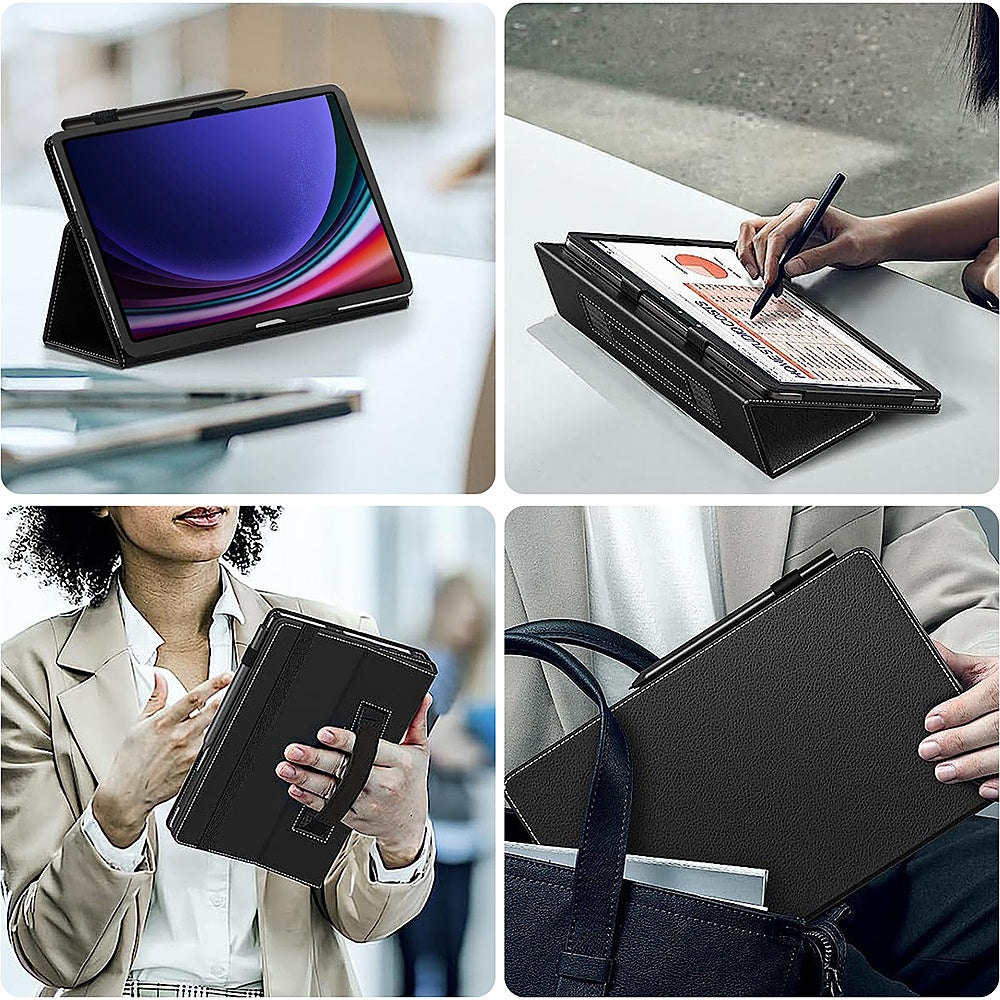 SaharaCase - Bi-Fold Folio Case for Samsung Galaxy Tab S9+ - Black_4