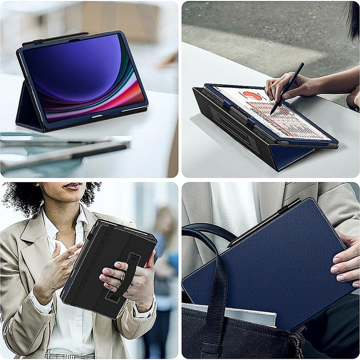 SaharaCase - Bi-Fold Folio Case for Samsung Galaxy Tab S9+ - Blue_3