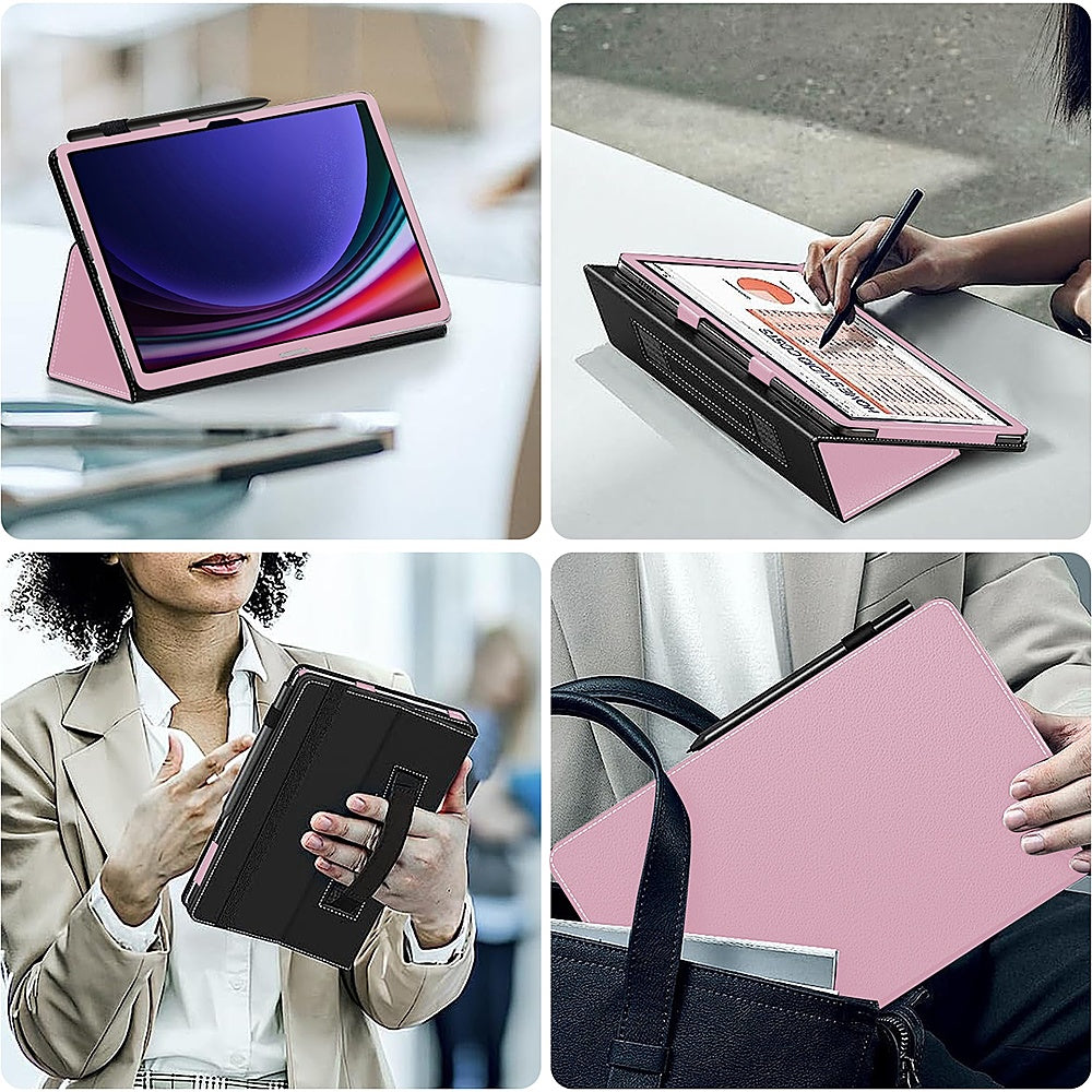SaharaCase - Bi-Fold Folio Case for Samsung Galaxy Tab S9+ - Pink_3