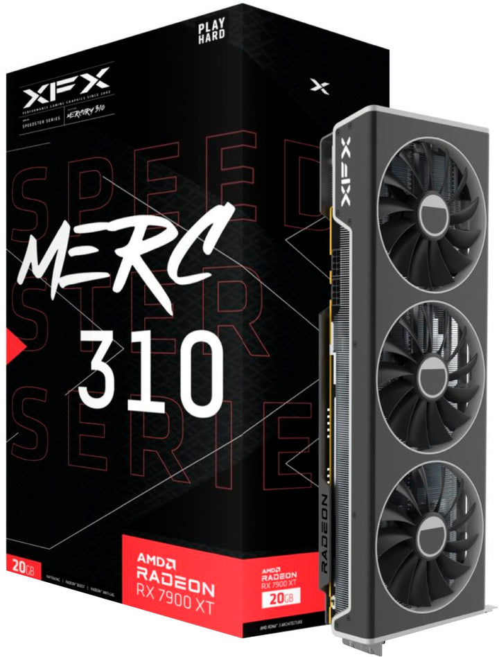 XFX - Speedster MERC310 AMD Radeon RX 7900XT 20GB GDDR6 PCI Express 4.0 Gaming Graphics Card - Black_2