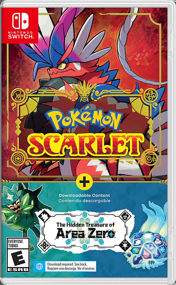 Pokémon Scarlet + The Hidden Treasure of Area Zero Bundle (Game+DLC) - Nintendo Switch, Nintendo Switch – OLED Model, Nintendo Switch Lite_0