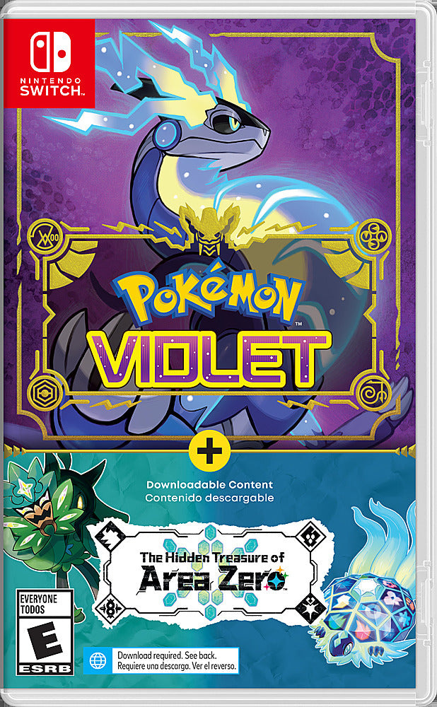 Pokémon Violet + The Hidden Treasure of Area Zero Bundle (Game+DLC) - Nintendo Switch, Nintendo Switch – OLED Model, Nintendo Switch Lite_0
