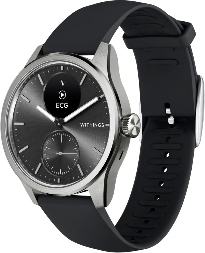 Withings - ScanWatch 2 -   Heart Health Hybrid Smartwatch - 42mm - Black/Silver_0