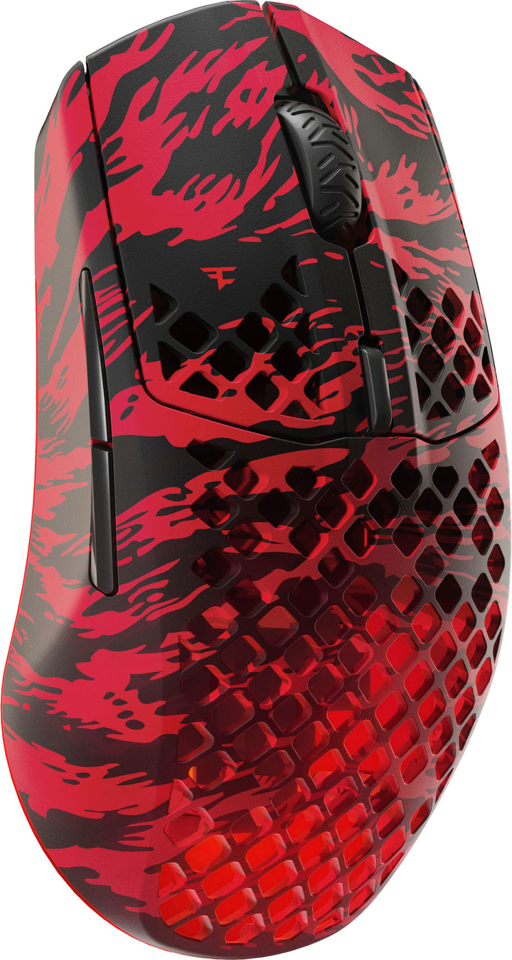 SteelSeries - Aerox 3 Super Light Honeycomb Wireless RGB Optical Gaming Mouse - FaZe Clan Limited Edition_0