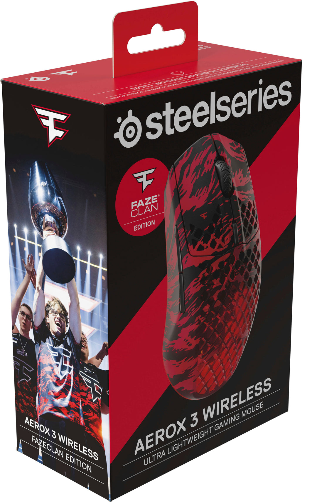 SteelSeries - Aerox 3 Super Light Honeycomb Wireless RGB Optical Gaming Mouse - FaZe Clan Limited Edition_2