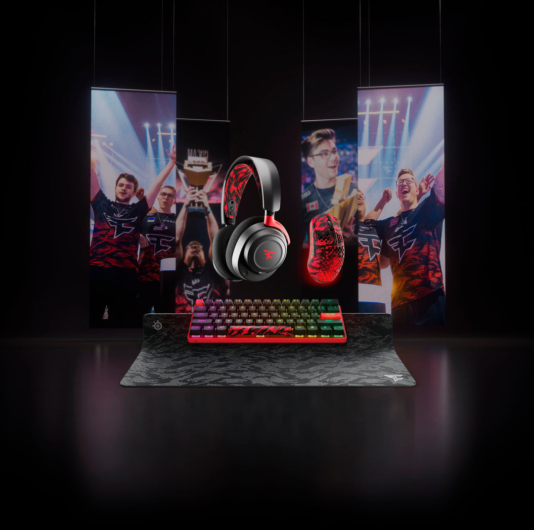 SteelSeries - Apex 9 Mini 60% Wired OptiPoint Adjustable Actuation Switch Gaming Keyboard with RGB Lighting - FaZe Clan Limited Edition_3