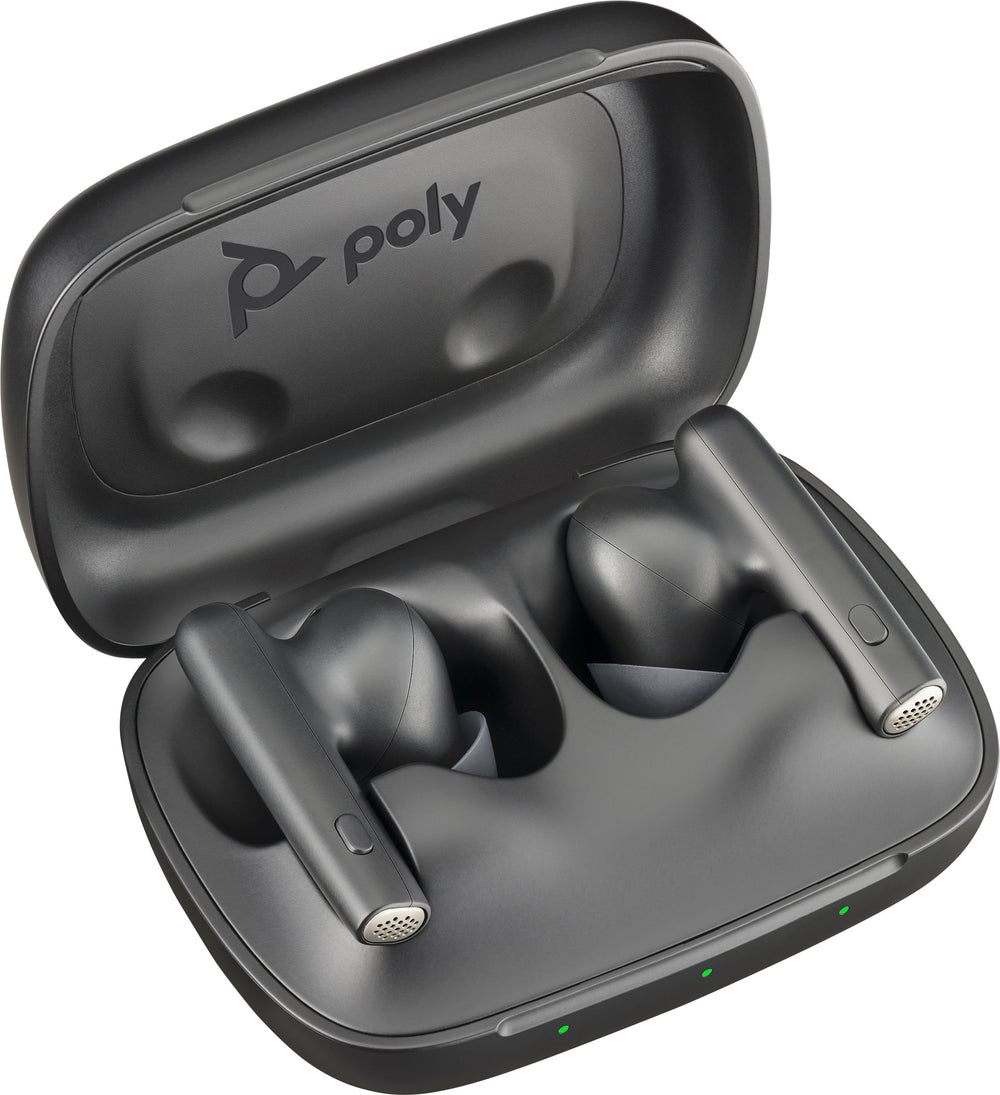 HP - Poly Voyager Free 60 True Wireless Earbuds with Active Noise Canceling - Black_1