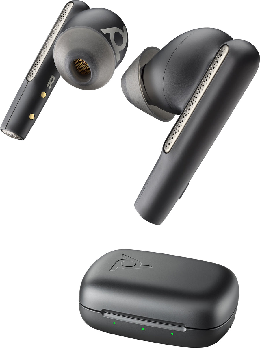 HP - Poly Voyager Free 60 True Wireless Earbuds with Active Noise Canceling - Black_0