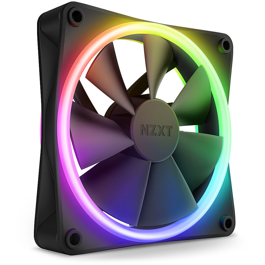 NZXT - F120RGB Duo - 120mm Dual-sided RGB Fan - Black_0