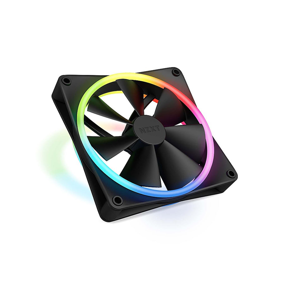 NZXT - F140 RGB Duo - 140mm Twin Pack Fans + Controller - Black_0