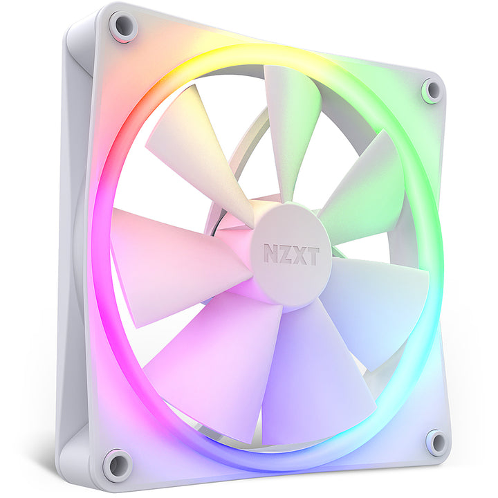 NZXT - F140RGB - 140mm RGB Fan - Single - White_0