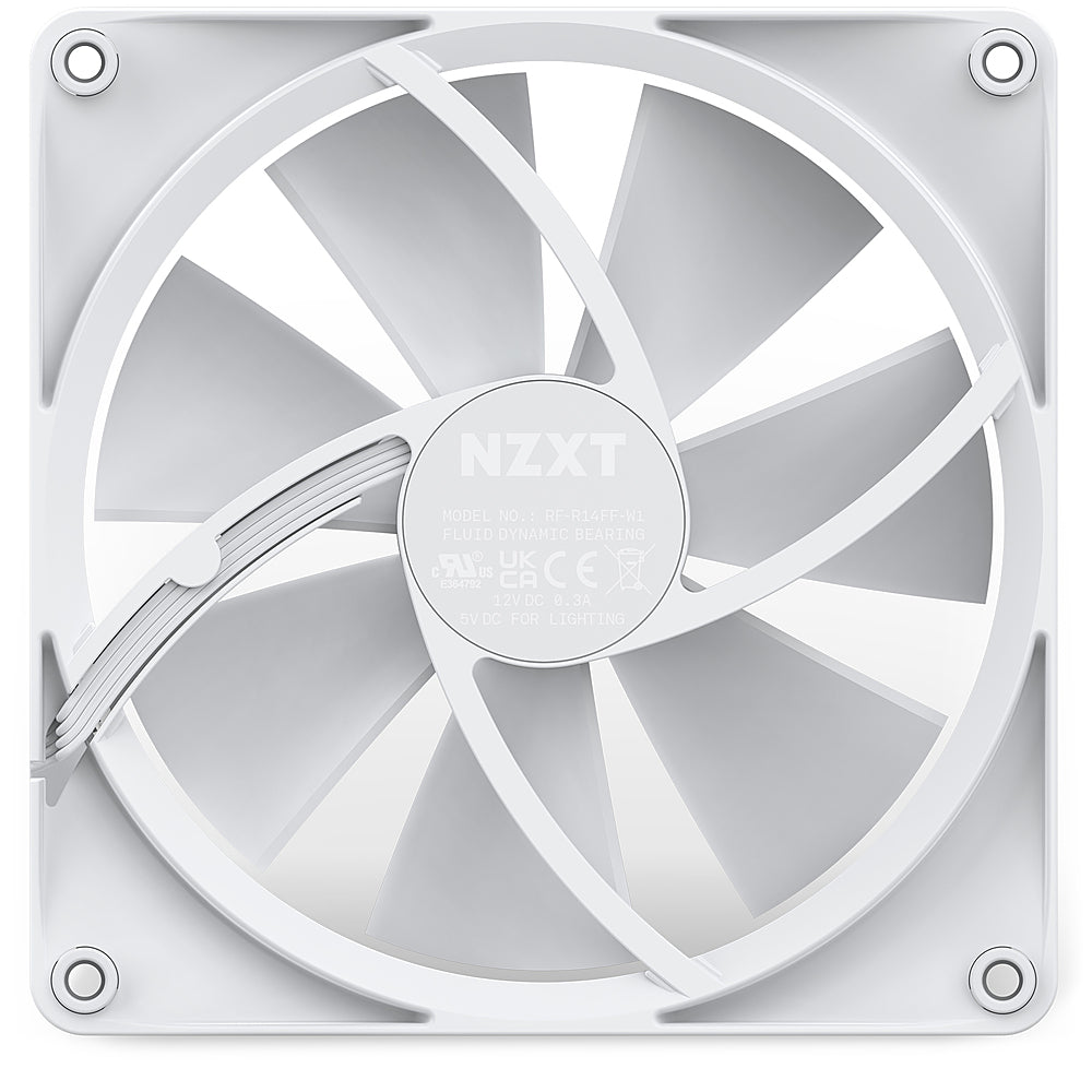 NZXT - F140RGB - 140mm RGB Fan - Single - White_2