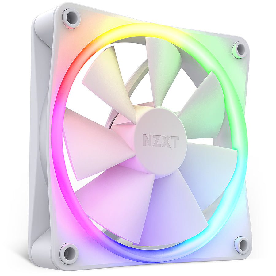 NZXT - F Series Single RGB Fan - White_0