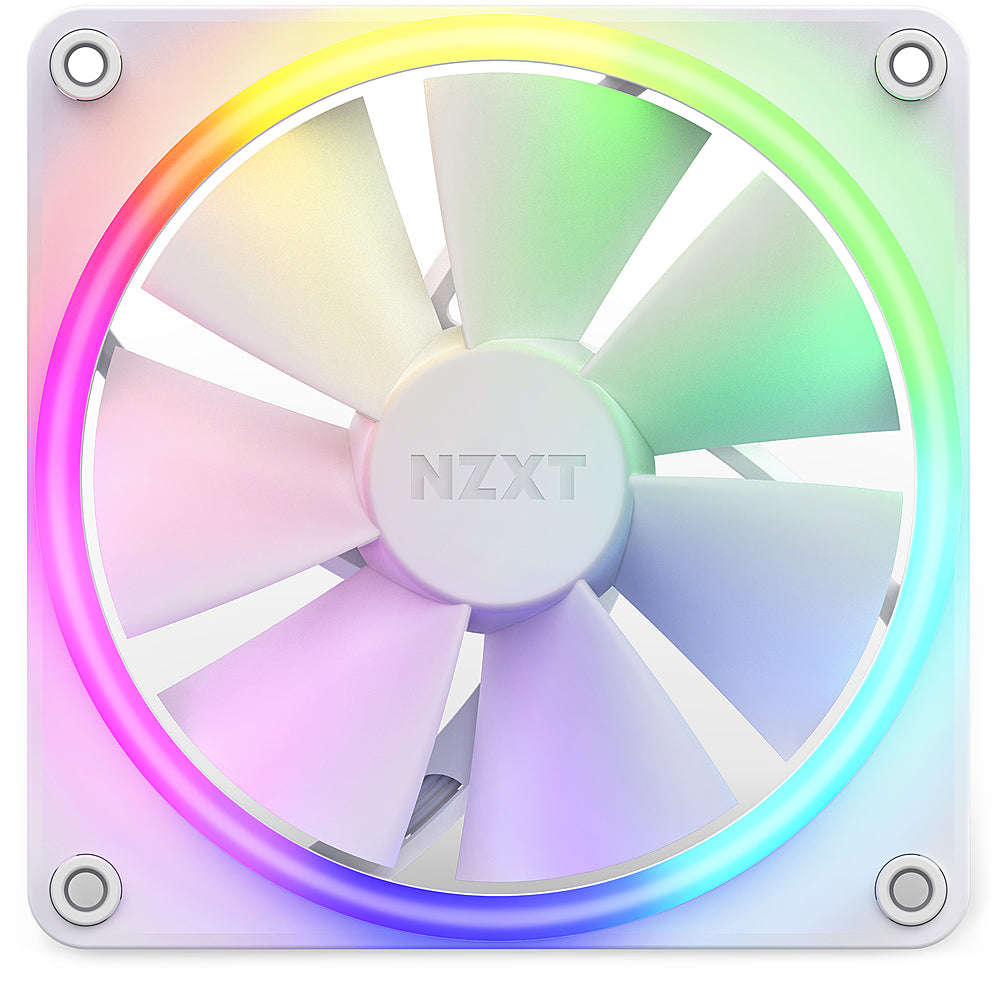 NZXT - F Series Single RGB Fan - White_1