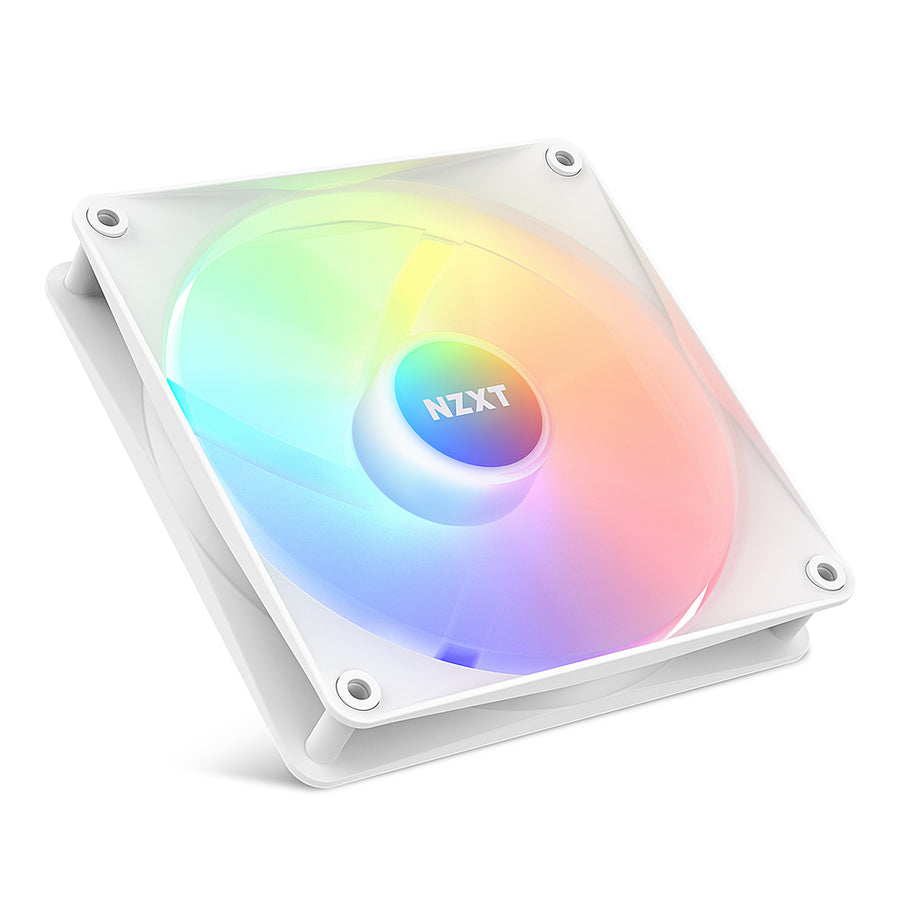 NZXT - 140mm Hub-mounted RGB LED Fan - White_0