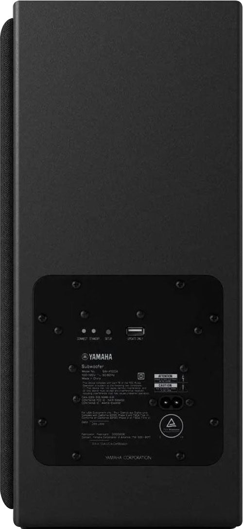 Yamaha - TRUE X SUB 100A Wireless Subwoofer - Black_2
