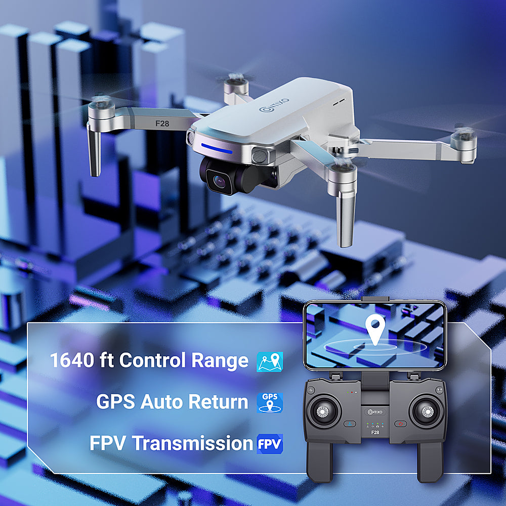 Contixo F28 GPS Drone with 2k Camera - Silver_7