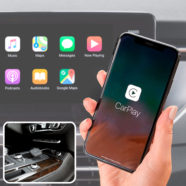 Aluratek - Wireless Adapter for Apple CarPlay - Black_3
