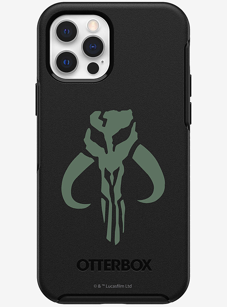 OtterBox - Symmetry Series Case for iPhone 12 / 12 Pro - Black Mythosaur_0