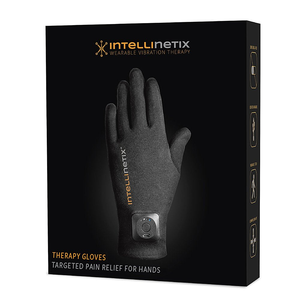 Brownmed Vibration Therapy Glove Intellinetix® Left and Right Hand Medium - Black_1