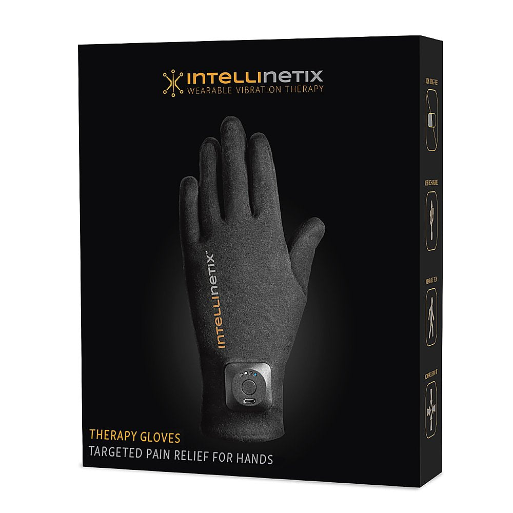 Brownmed Vibration Therapy Glove Intellinetix® Left and Right Hand Small - Black_1