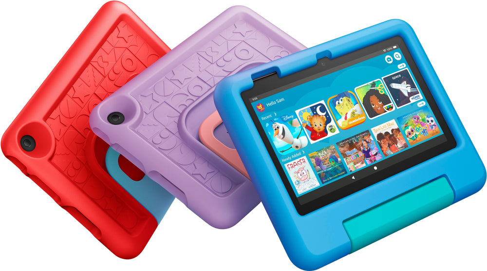 Fire 7 Kids - 7" Tablet (2023) 16GB with Amazon Kids+ (6 Month Subscription) - Purple_1