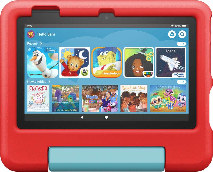 Fire 7 Kids - 7" Tablet (2023) 16GB with Amazon Kids+ (6 Month Subscription) - Red_0