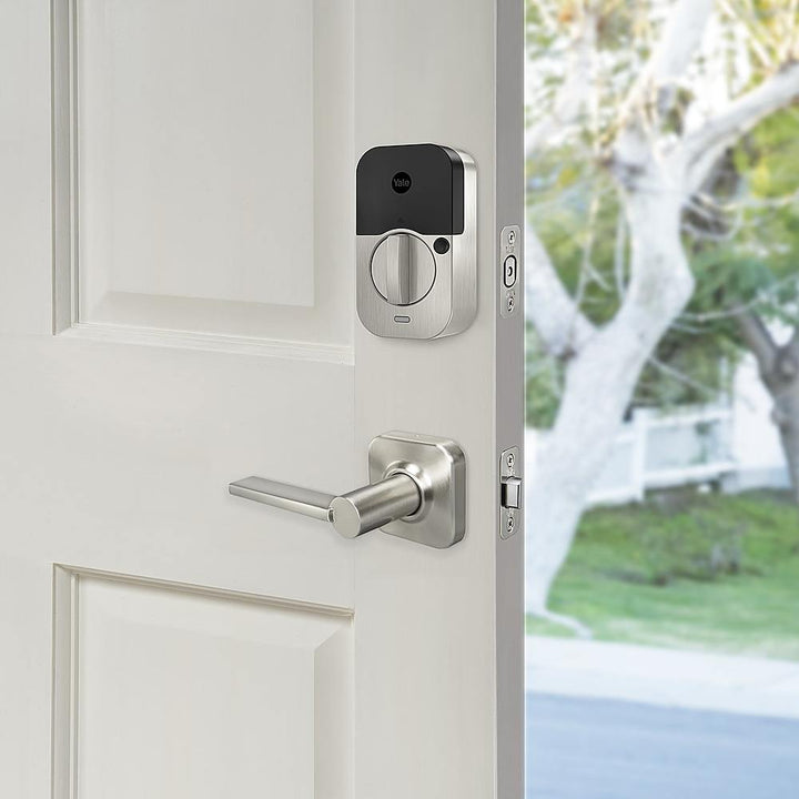 Yale - Assure 2 Valdosta Lever Smart Lock Wi-Fi Replacement Deadbolt with Keypad and App Access - Satin Nickel_5