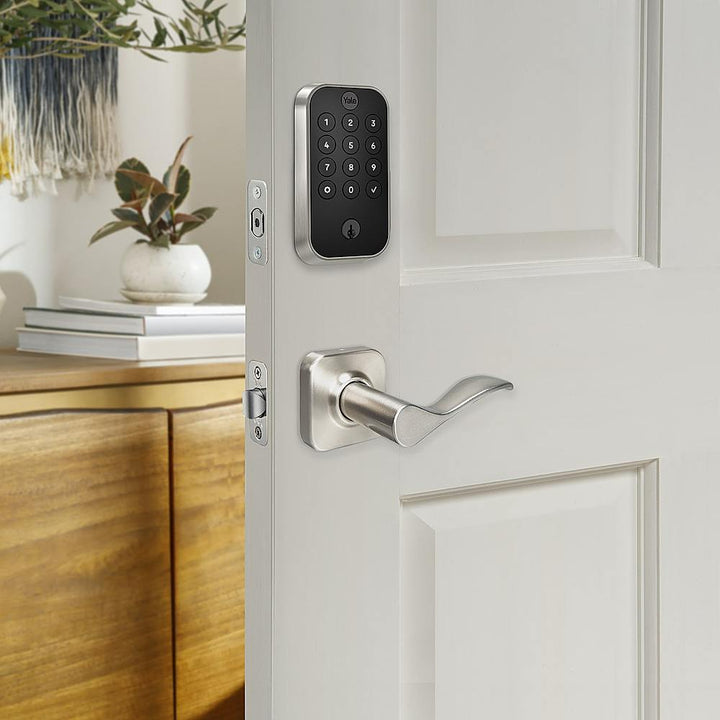 Yale - Assure 2 Norwood Lever Smart Lock Wi-Fi Replacement Deadbolt with Keypad and App Access - Satin Nickel_3